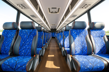 Lauderhill Charter Bus Inside